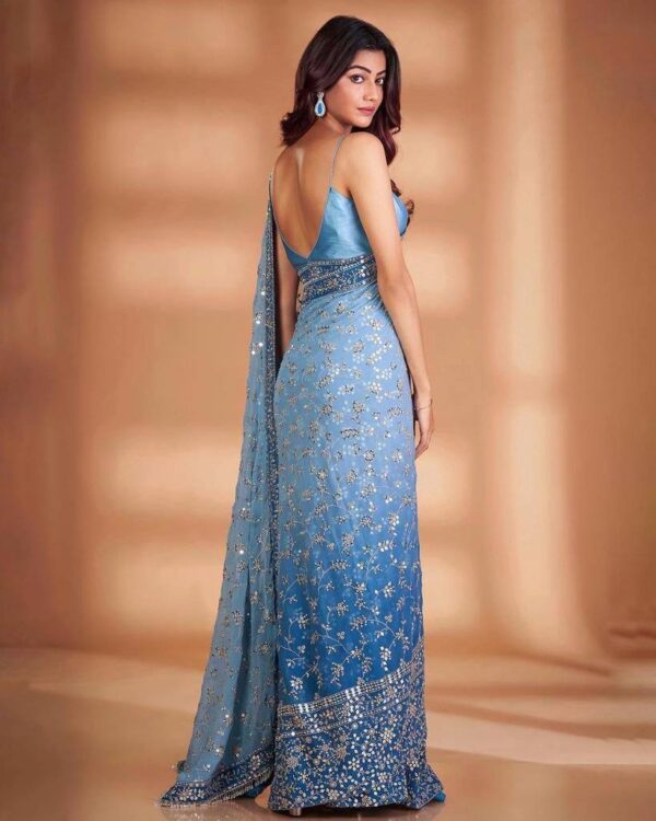 Sky Blue Saree