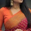 Traditional Designer Silk Pink Saree