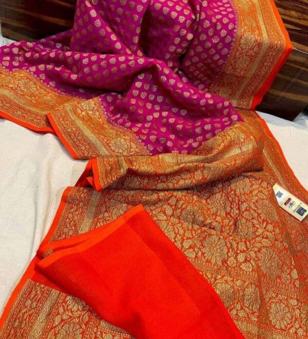 Traditional Designer Silk Pink Saree