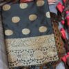 Festival wear Silk Banarasi Black Saree