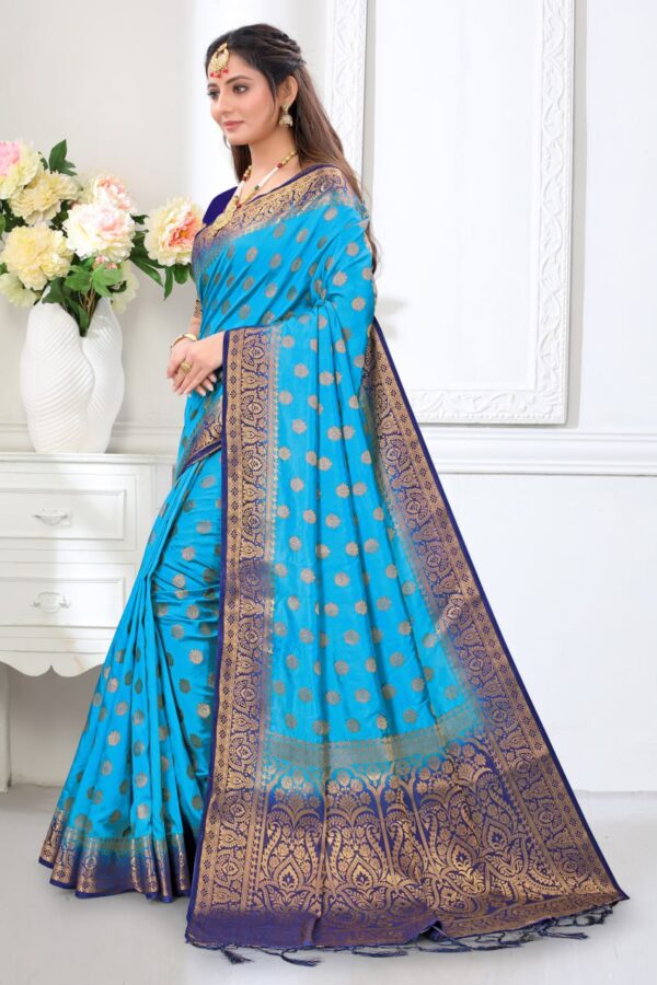 Sky Blue Saree