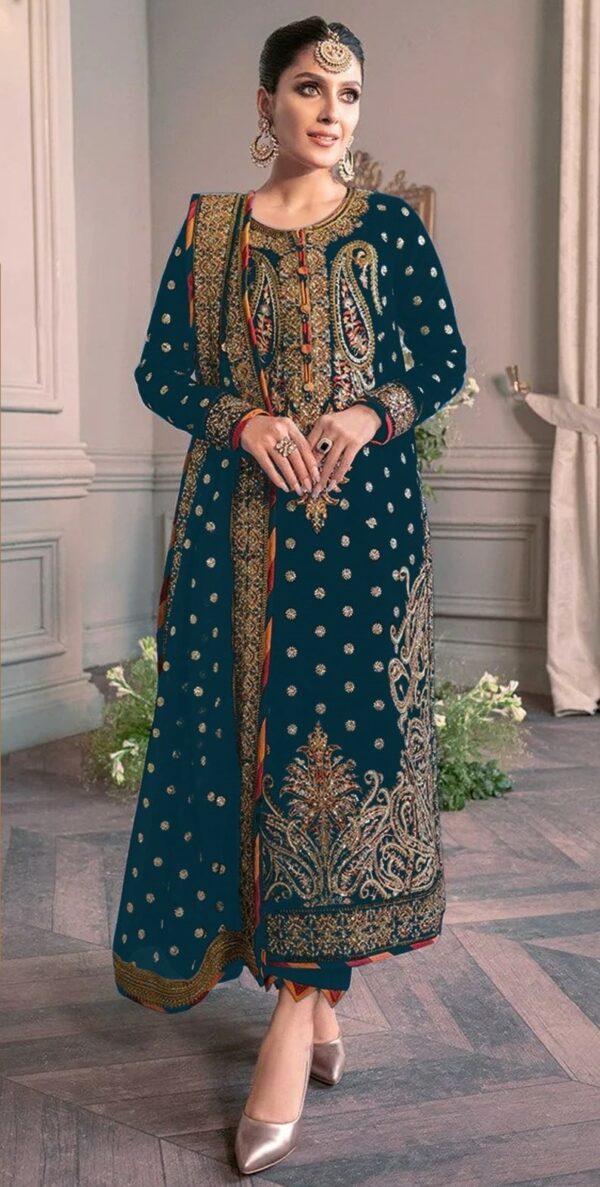 Embroidery Georgette Pakistani Suit For Eid