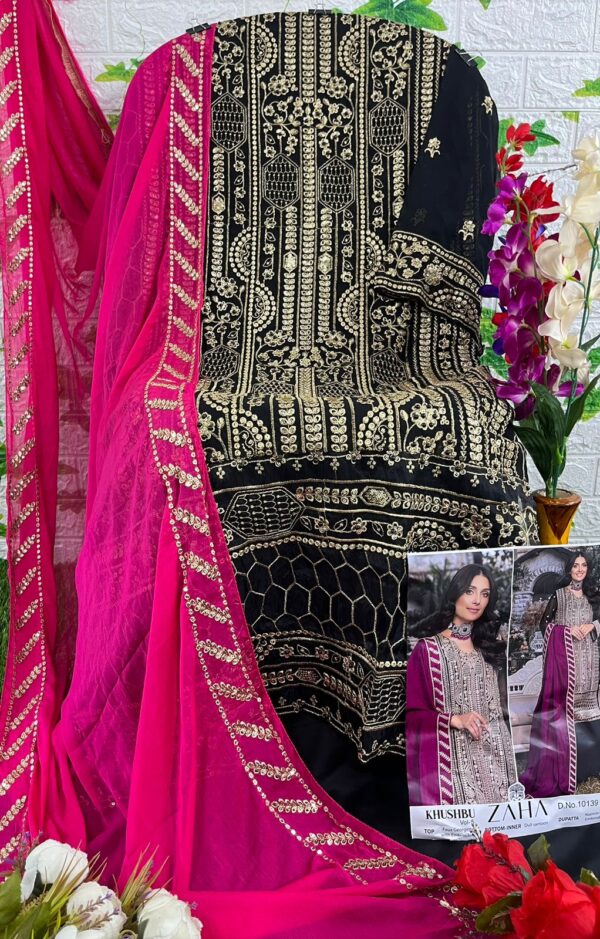 Black Anarkali Pakistani Salwar Suit