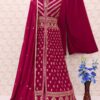 Red Pink Pakistani Salwar Suit