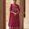 Red Pink Pakistani Salwar Suit