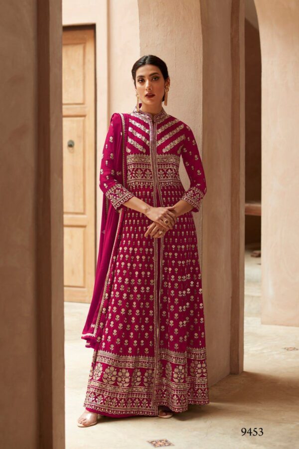 Red Pink Pakistani Salwar Suit