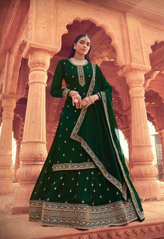 Indian Pakistani Wedding Green Suit