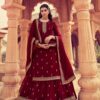 Red Online Pakistani Salwar Suit