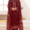 Red Pakistani Salwar Kameez Suit