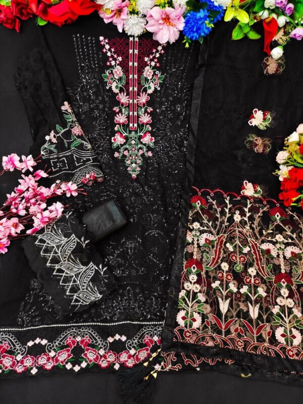 Black Designer Suit For Eid