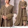 Brown Pakistani Salwar Kameez Suit