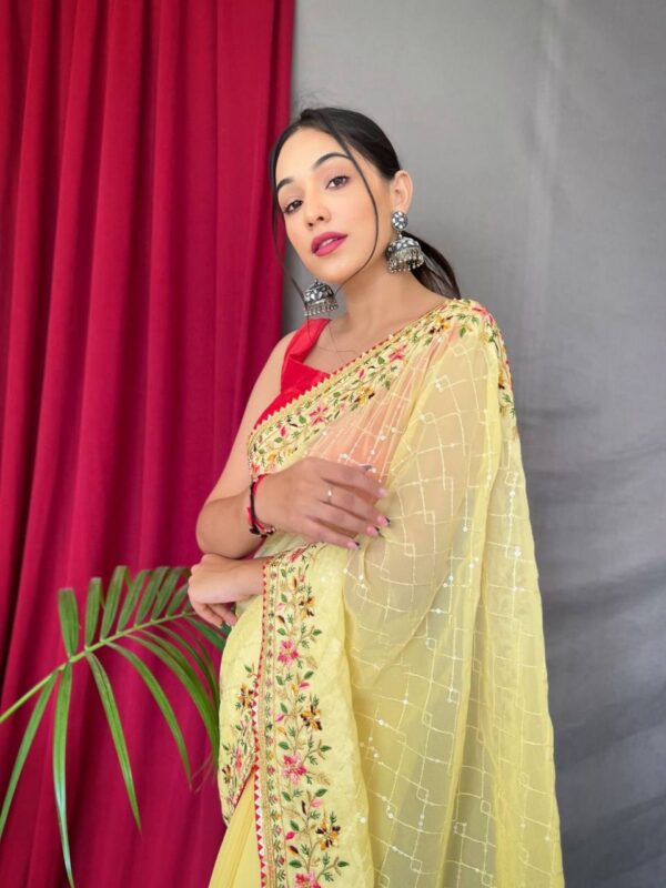 Yellow Saree