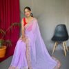 Purple Saree