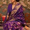 Purple Saree