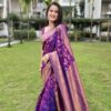 Purple Saree