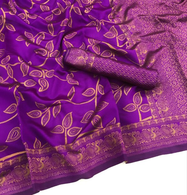 Purple Saree