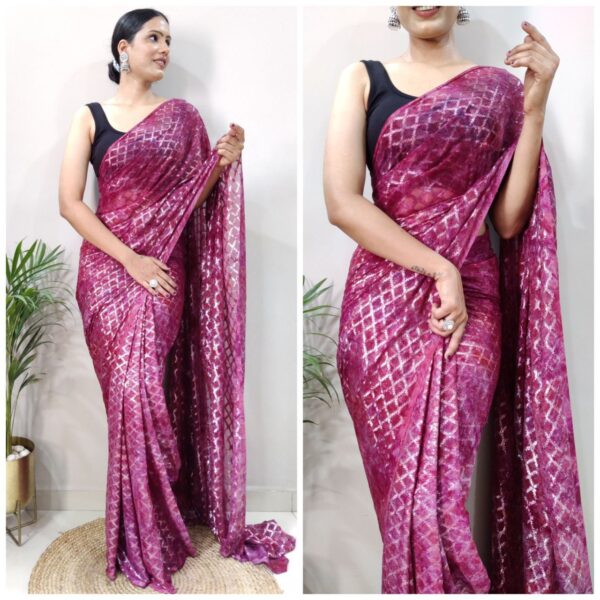 Indian Stylish Ready To Wear Saree