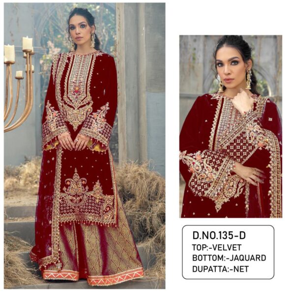 Online Red Bollywood Stylish Dress