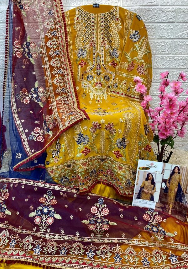 Indian Fancy Yellow Pakistani Suit