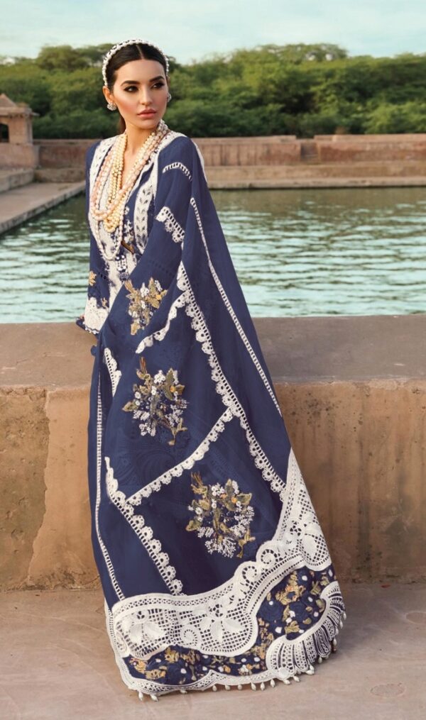 Indian Fancy Blue Pakistani Salwar Suit