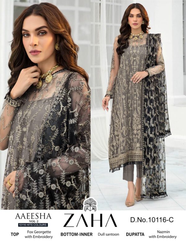 Indian Pakistani Black Salwar Suit