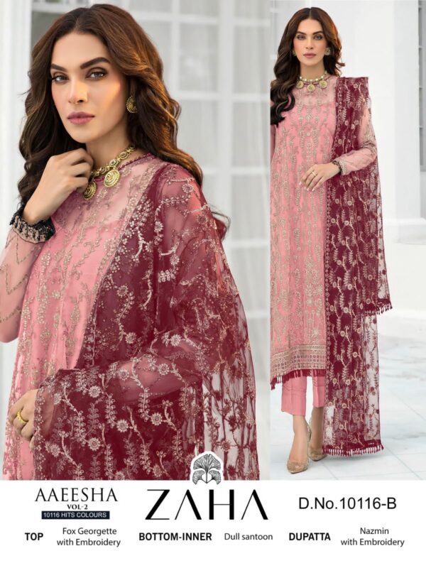 Designer Fancy Pink Pakistani Suit