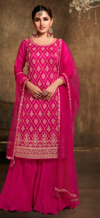 Online Pink Pakistani Salwar Kameez Suit