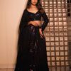 Fancy Party Wear Balck Lahenga Choli