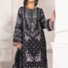 Black Pakistani Anarkali Pair Suit