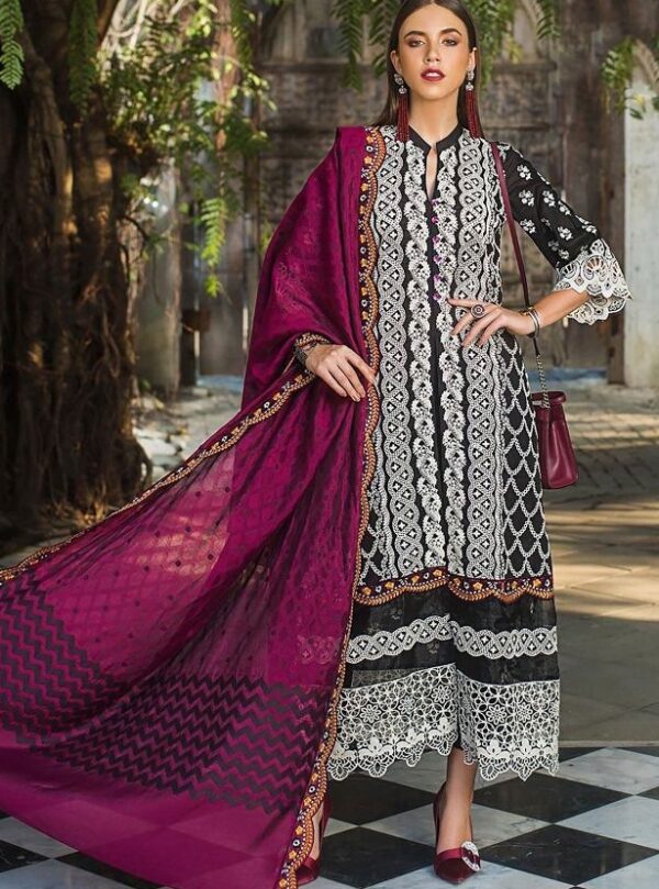 Black Pakistani Salwar Kameez Suit