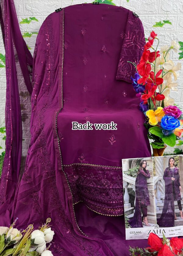 Wedding Purple Indian Pakistani Suit