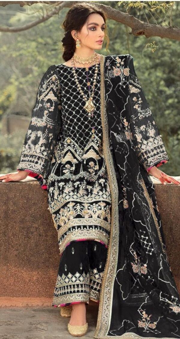 Designer Bollywood Black Pakistani Suit
