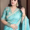 Sky Blue Saree