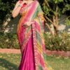 Wedding Multi Saree with Work Border