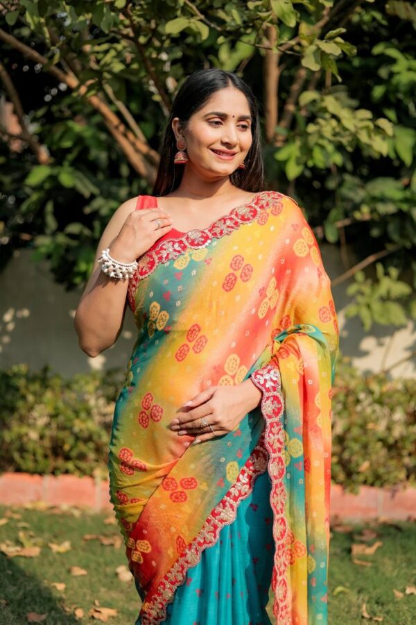 Multi Color Saree