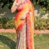 Trending Women Wear Multi Saree