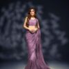 Purple Saree