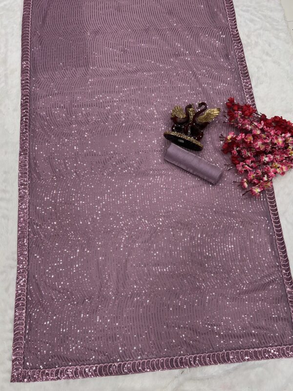 Purple Saree