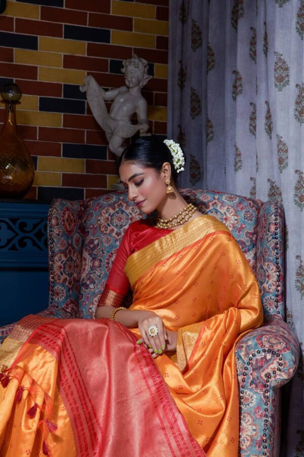 Orange Saree