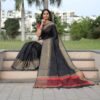 Banarasi Bollywood Silk Black Saree