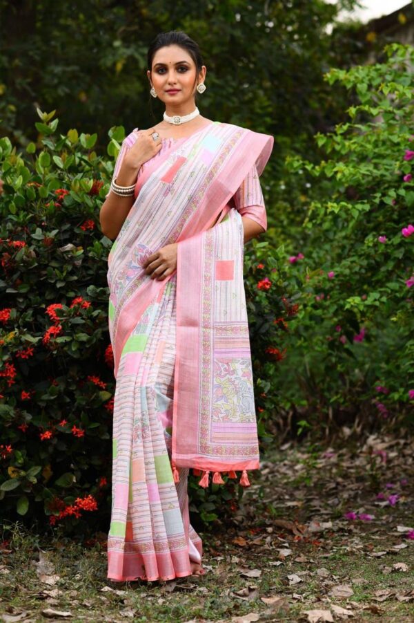 Pink Saree