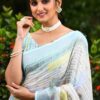 Trending Design Cotton Sky Blue Saree