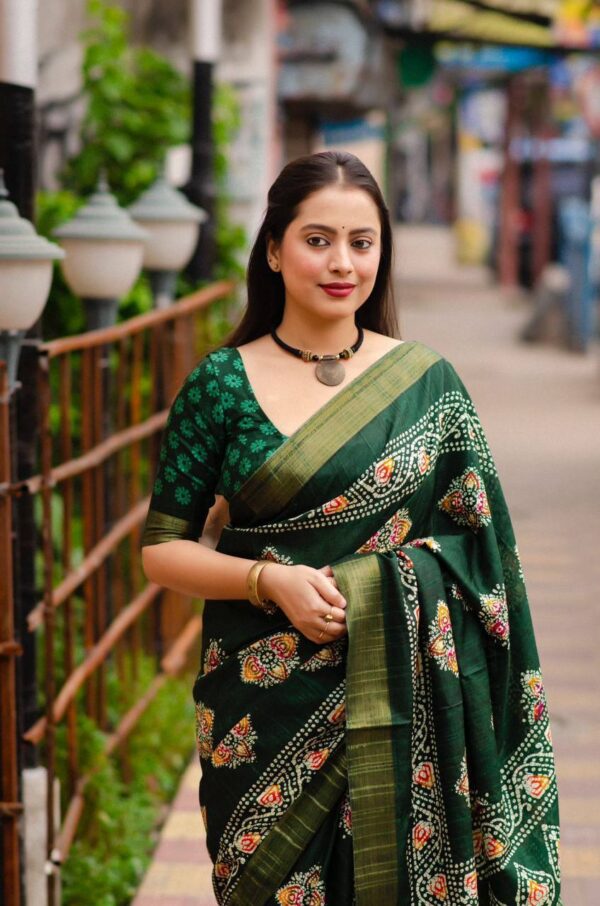 Green Saree