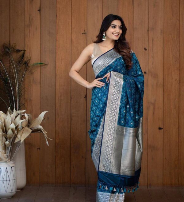 Sky Blue Saree