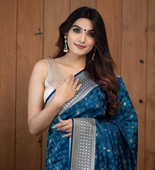 Sky Blue Saree