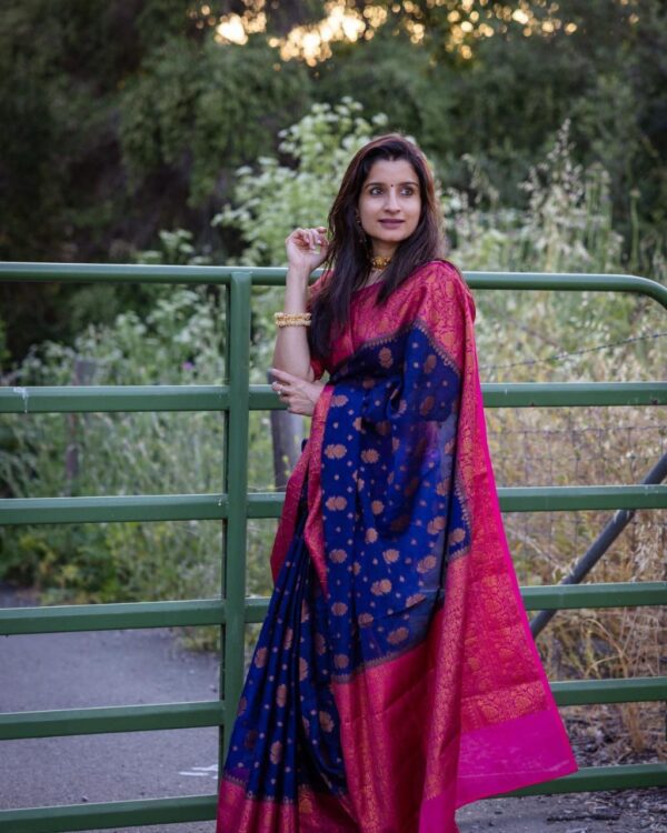 Blue Saree