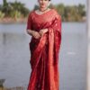Banarasi Wedding Silk Maroon Saree