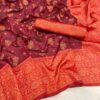 Banarasi Wedding Silk Maroon Saree