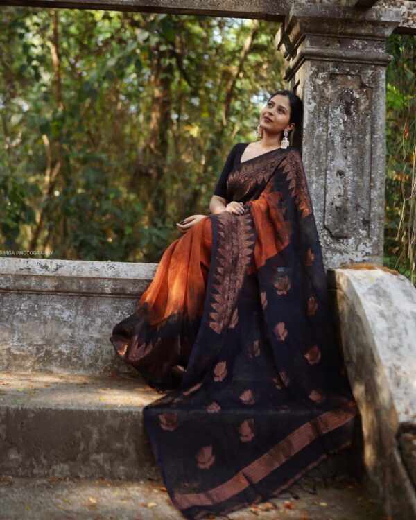 Orange Saree