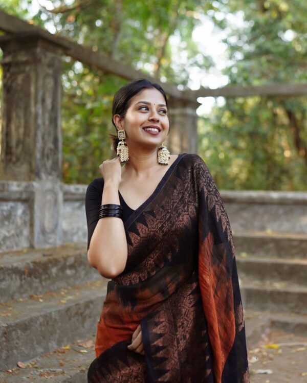 Orange Saree